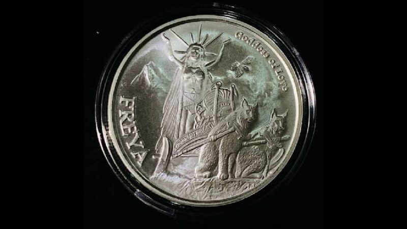 Norse Gods FREYA 1 Oz Silver Coin