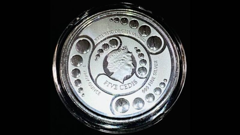 2022 Ghana Alien 1 Oz Silver Coin