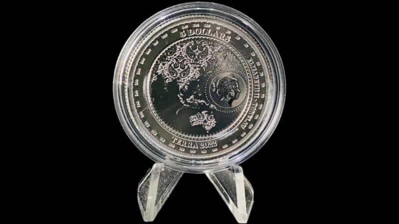 2022 Silver Tokelau Terra 1 oz Proof like Coin