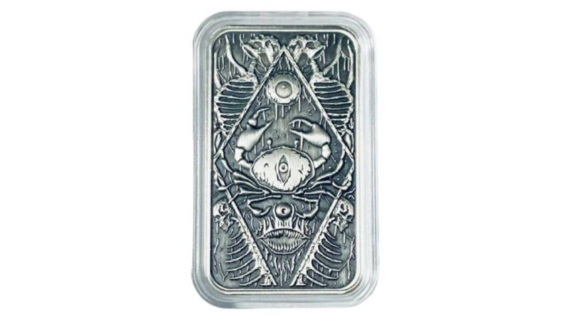 Horror Zodiacs - Cancer 1 Oz Antique Finish Bar