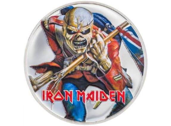 2023 Iron Maiden -Eddie The Trooper 1 Oz Silver Coin - NZ Collect