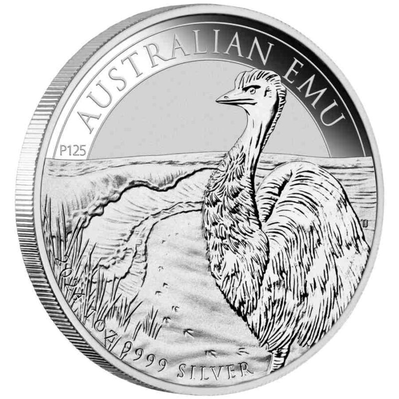 2024 Australia Emu BU 1 oz Silver Coin