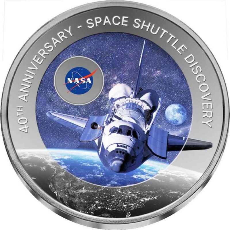 2024 Ghana Space Shuttle Discovery 1 oz Titanium