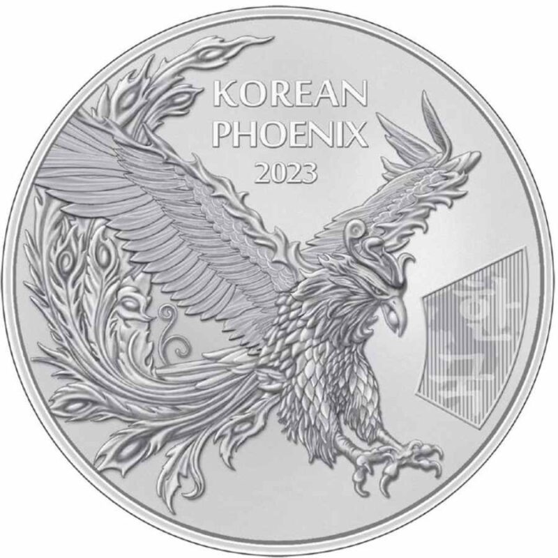 Korean Phoenix BU 1 Oz Silver Coin