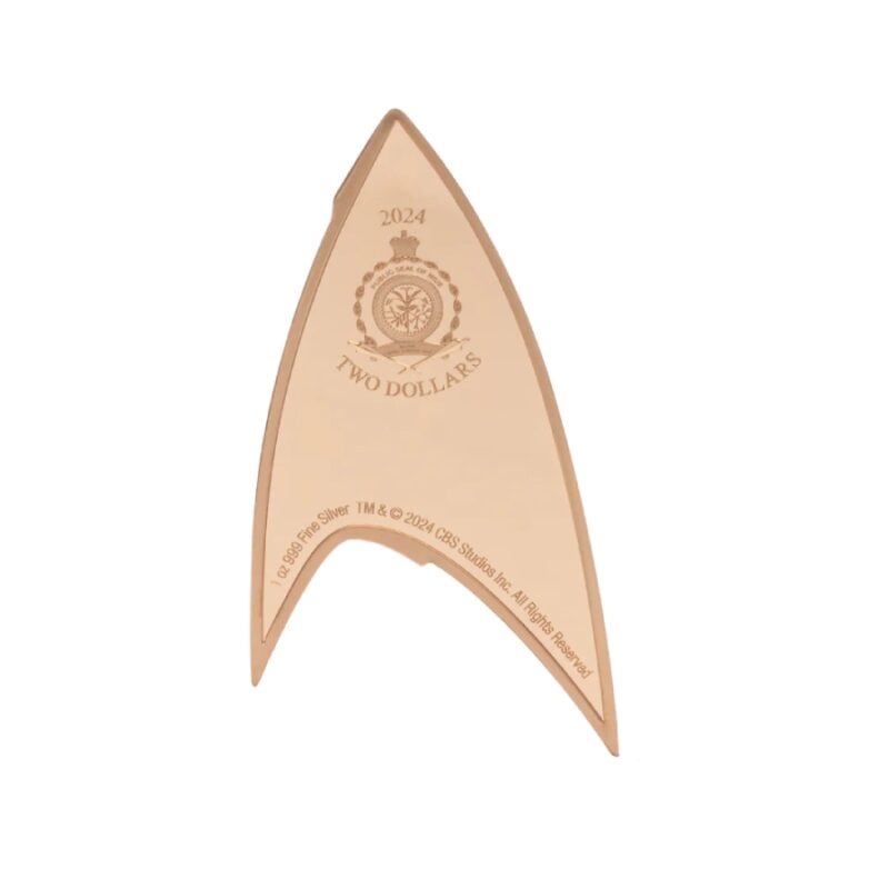 Starfleet Division Operations Insignia 1 Oz Silver - Image 2