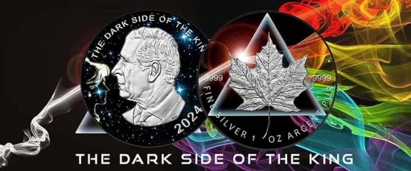 Dark Side of the King 1 Oz Silver Coin - Image 2