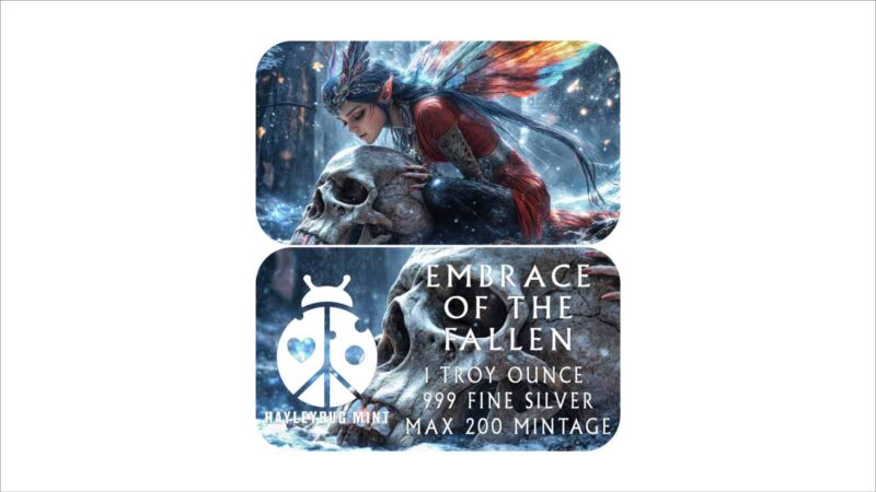 Embrace the Fallen 1 Oz Colorized Silver Bar