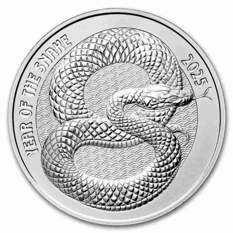 Apmex Lunar Year of the Snake 1 Oz Silver Round