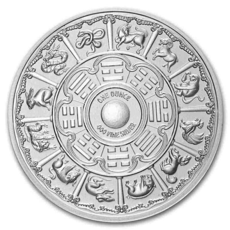 Apmex Lunar Year of the Snake 1 Oz Silver Round - Image 2